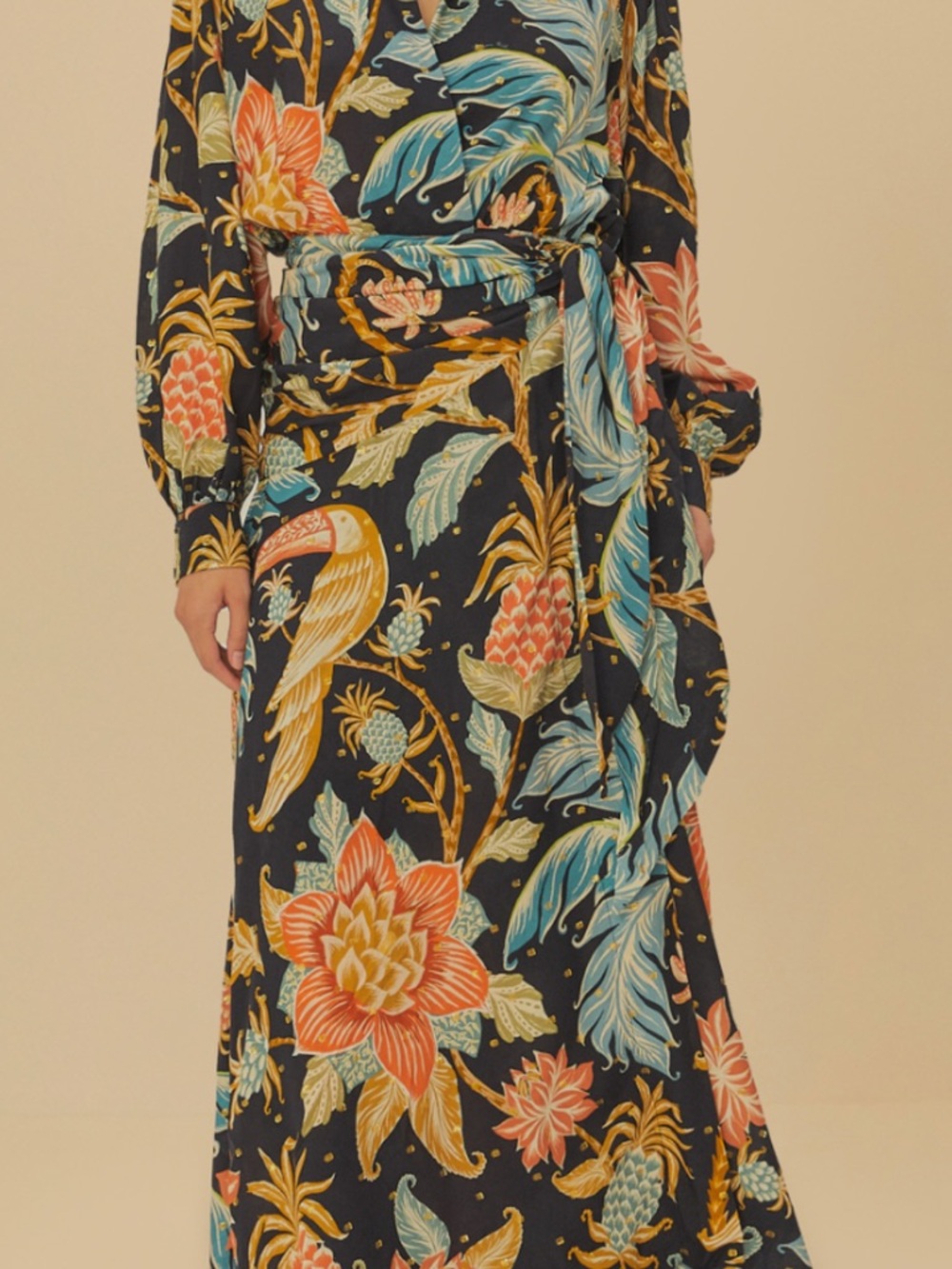 NWT Farm Rio Amalfi wrap dress - Picture 5 of 9